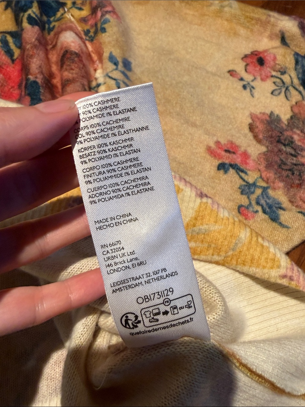 Pilcro Diletta Slouchy Cashmere Jumper Sz Small - Picture 5 of 7